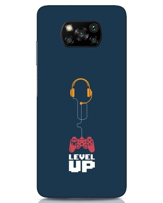 Shop Level Up Game Designer Hard Cover for Xiaomi Poco x3-Front