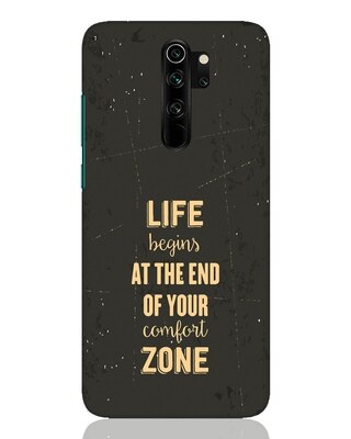 Shop Life Quote Designer Hard Cover for Xiaomi Redmi Note 8 Pro-Front