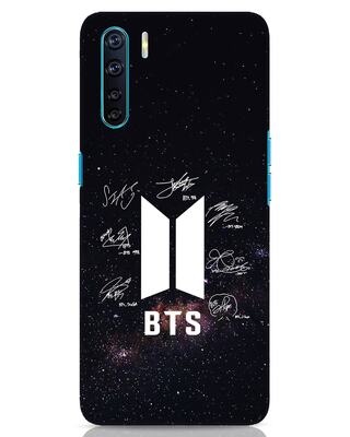 Shop Logo Bts Sign Oppo F15 Mobile Cover-Front