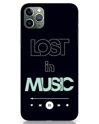 Shop Lost in Music Designer Hard Cover for iPhone 11 Pro Max-Front