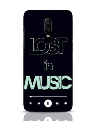 Shop Lost in Music Designer Hard Cover for OnePlus 6-Front