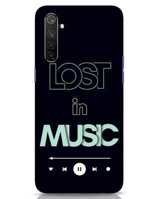 Shop Lost in Music Designer Hard Cover for Realme 6 Pro-Front