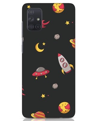 Shop Lost In The Sky Samsung Galaxy A71 Mobile Cover-Front