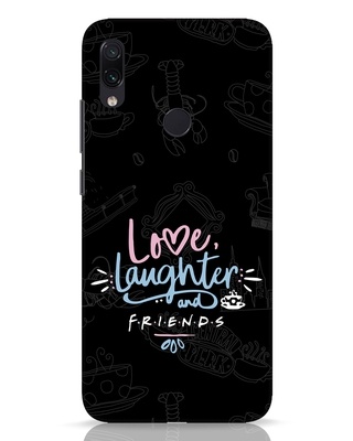 Shop Love Laughter Frinds Xiaomi Redmi Note 7 Pro r Mobile Cover-Front