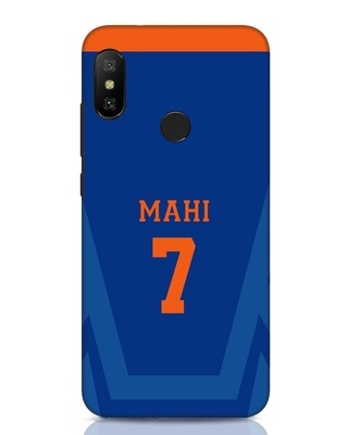 Shop Mahi Cricket Xiaomi Redmi Note 6 Pro Mobile Cover-Front