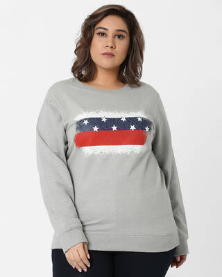 Shop Marca Disati Regular Fit Graphic Sweatshirt-Front