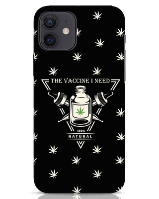 Shop Marijuana Vaccine iPhone 12 Mobile Cover-Front