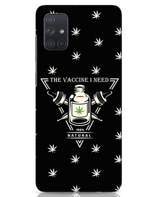 Shop Marijuana Vaccine Samsung Galaxy A71 Mobile Covers-Front
