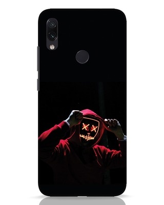 Shop Mask Man Xiaomi Redmi Note 7 Pro Mobile Cover-Front