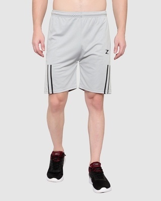 Shop Men's Grey Low-rise Shorts-Front