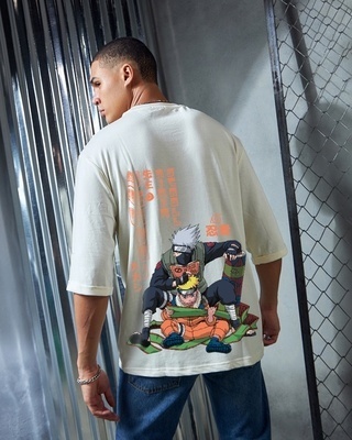 Shop Men's Gardenia Sensei Graphic Print Oversized T-shirt-Front