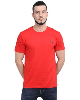 Shop Men's Red Casual T-shirt-Front