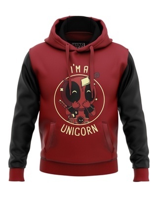 Shop Redwolf I'm A Unicorn - Marvel Official Hoodie-Front