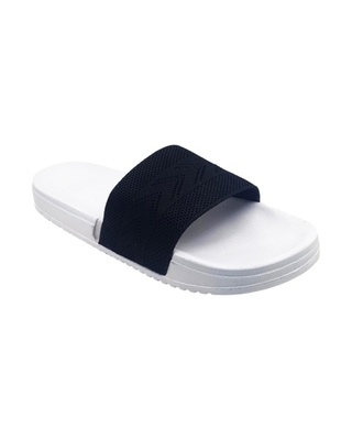 Shop Men's White Sliders-Front