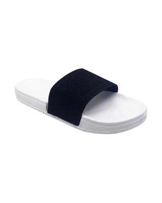 Shop Men's White Sliders-Front