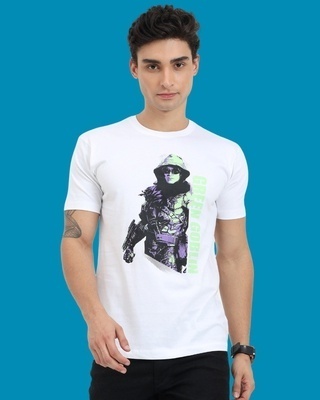 Shop Men's White Goblin Graphic Printed T-shirt-Front