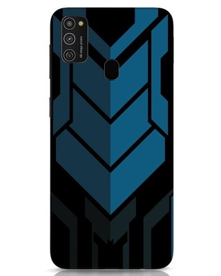 Shop Metal Gear Blue Samsung Galaxy M21 Mobile Cover-Front