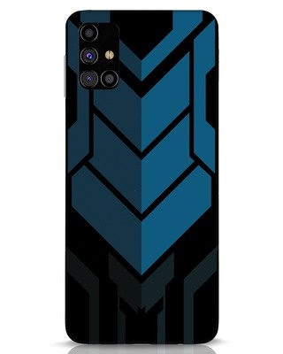 Shop Metal Gear Blue Samsung Galaxy M31s Mobile Cover-Front