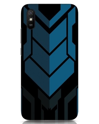 Shop Metal Gear Blue Xiaomi Redmi 9A Mobile Cover-Front