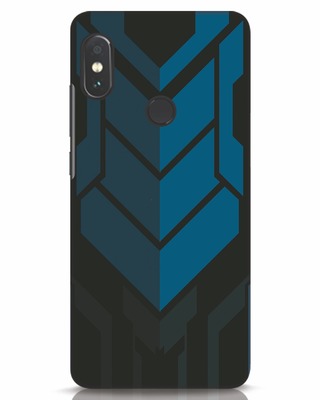 Shop Metal Gear Blue Xiaomi Redmi Note 5 Pro Mobile Cover-Front