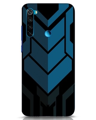 Shop Metal Gear Blue Xiaomi Redmi Note 8 Mobile Cover-Front