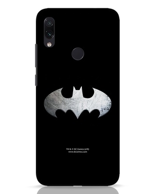 Shop Metallic Batman Xiaomi Redmi Note 7 Pro Mobile Cover (BML)-Front