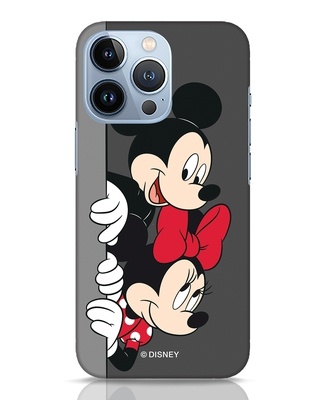 Shop Mickey And Minnie Designer Hard Cover for iPhone 13 Pro-Front