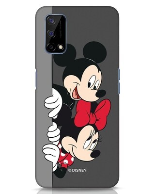 Shop Mickey And Minnie Realme Narzo 30 Pro Mobile Covers-Front