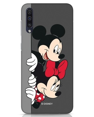 Shop Mickey And Minnie Samsung Galaxy A50 Mobile Cover-Front