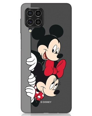 Shop Mickey And Minnie Samsung Galaxy F62 Mobile Covers-Front