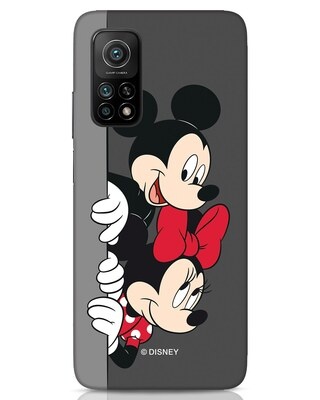 Shop Mickey And Minnie Xiaomi Mi 10T Mobile Covers-Front