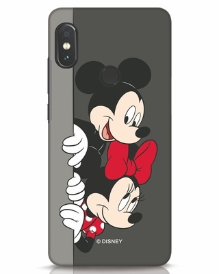 Shop Mickey And Minnie Xiaomi Redmi Note 5 Pro Mobile Cover-Front