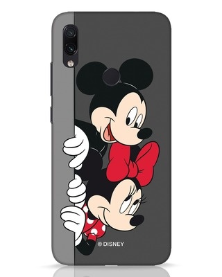Shop Mickey And Minnie Xiaomi Redmi Note 7 Pro Mobile Cover-Front