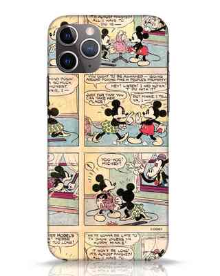 Shop Mickey Comic iPhone 11 Pro Mobile Cover (DL)-Front