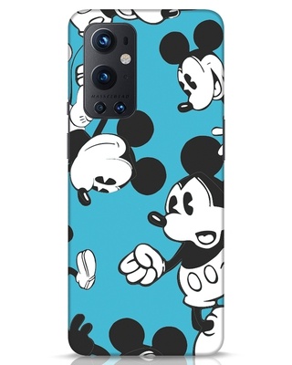 Shop Mickey (DL) Hyperprint Camou OnePlus 9 Pro Mobile Cover-Front
