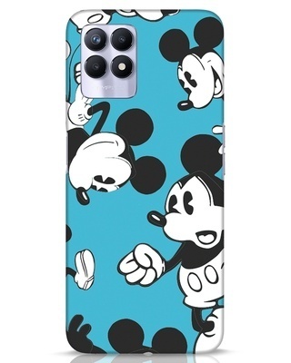 Shop Mickey (DL) Hyperprint Camou Realme 8i Mobile Cover-Front