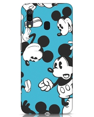 Shop Mickey (DL) Hyperprint Camou Samsung Galaxy A30 Mobile Cover-Front