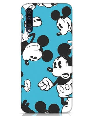 Shop Mickey (DL) Hyperprint Camou Samsung Galaxy A50 Mobile Cover-Front