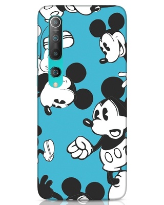 Shop Mickey (DL) Hyperprint Camou Xiaomi Mi 10 Mobile Cover-Front