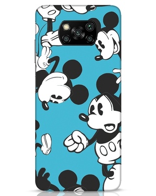 Shop Mickey (DL) Hyperprint Camou Xiaomi Poco X3 Pro Mobile Cover-Front