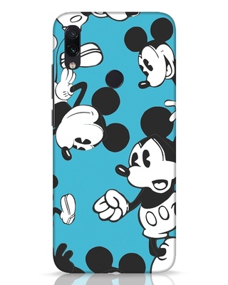 Shop Mickey (DL) Hyperprint Camou Xiaomi Redmi Note 7 Pro Mobile Cover-Front