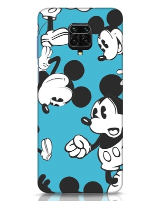 Shop Mickey (DL) Hyperprint Camou Xiaomi Redmi Note 9 Pro Max Mobile Cover-Front