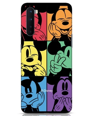 Shop Mickey Face Designer Hard Cover for OnePlus Nord-Front
