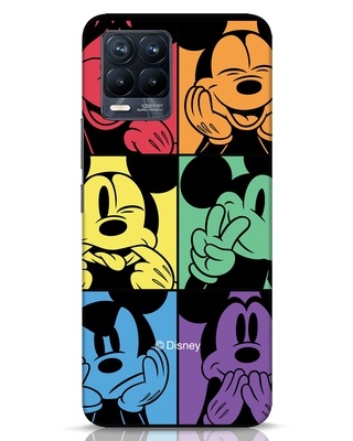 Shop Mickey Face Designer Hard Cover for Realme 8 Pro-Front