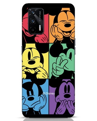Shop Mickey Face Designer Hard Cover for Realme X7 Max-Front