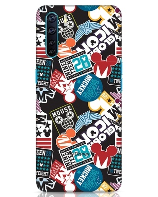 Shop Mickey Ticket Designer Hard Cover for Oppo F15-Front