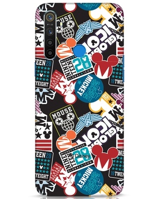 Shop Mickey Ticket Designer Hard Cover for Realme 5-Front