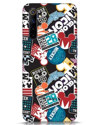 Shop Mickey Ticket Designer Hard Cover for Realme 6i-Front