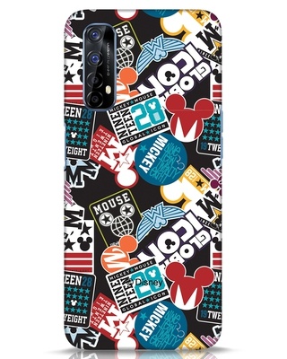 Shop Mickey Ticket Designer Hard Cover for Realme 7-Front