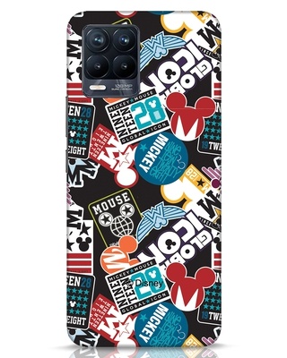Shop Mickey Ticket Designer Hard Cover for Realme 8 Pro-Front